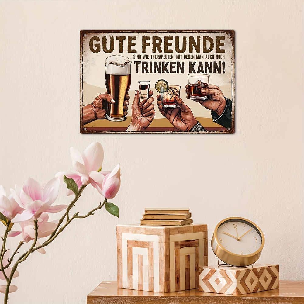 German Vintage Metal Sign, Goo - Brass Weight Plate review and price
