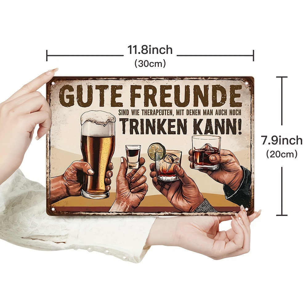 German Vintage Metal Sign, Goo - Brass Weight Plate review and price