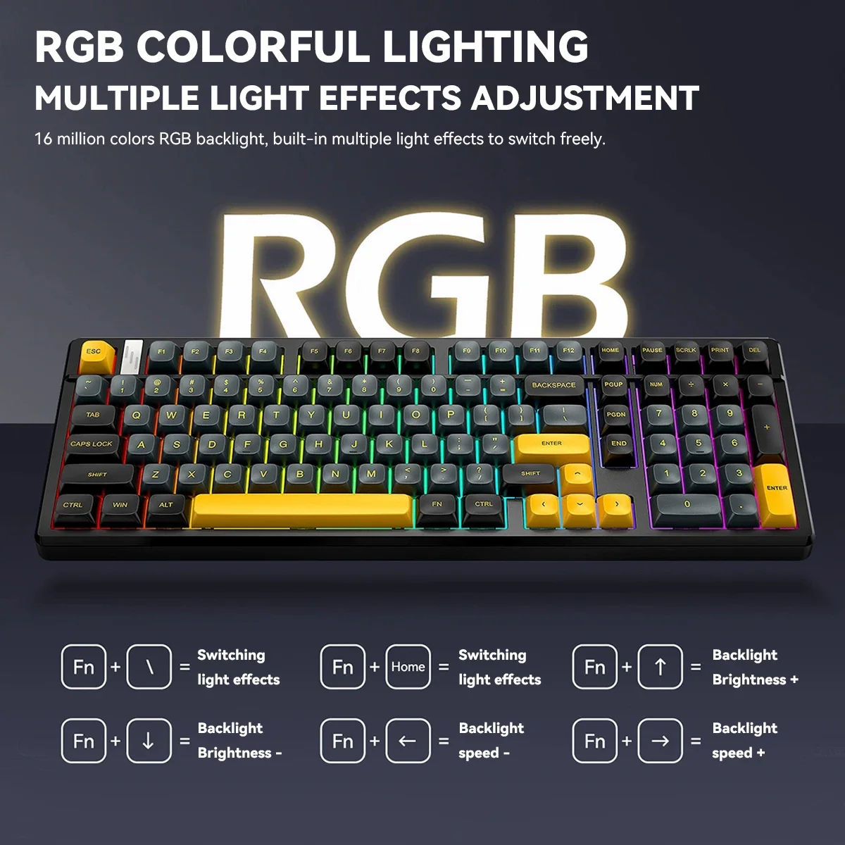 Wireless Mechanical Gaming Key - Gaming Keyboard Thocky review and price