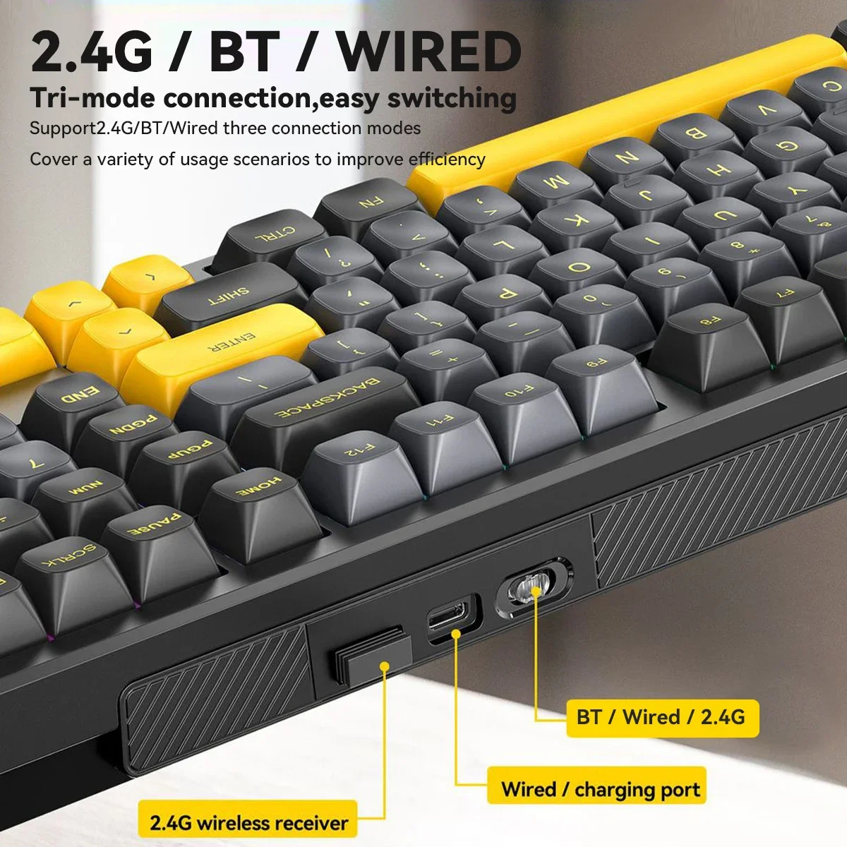 Wireless Mechanical Gaming Key - Gaming Keyboard Thocky review and price