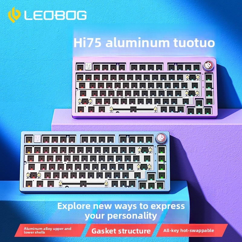 LEOBOG Hi75 CNC Aluminum Kit M - Gaming Keyboard Thocky review and price