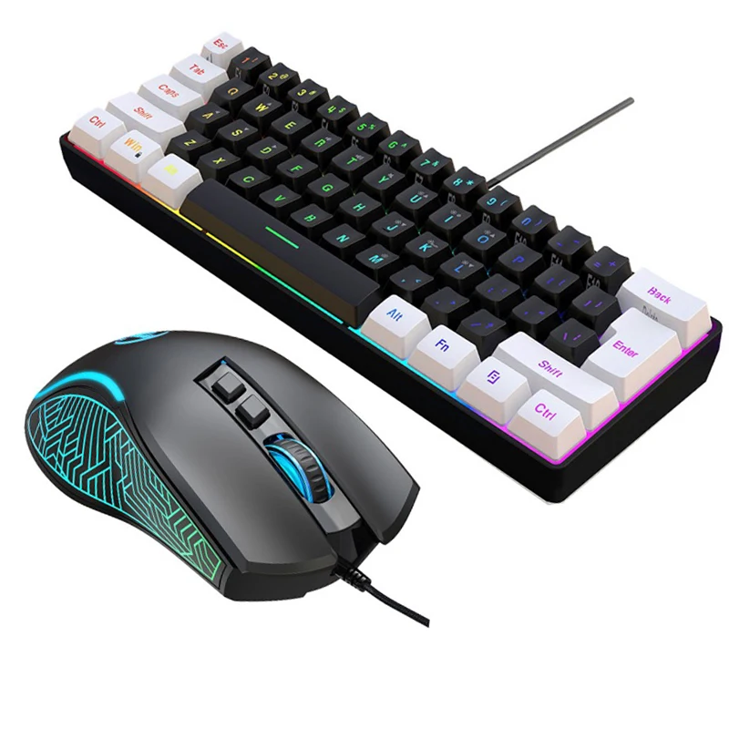 Keyboard and Mouse 60% Compute - Gaming Keyboard And Mouse Set review and price