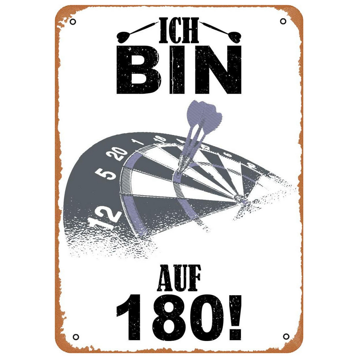 Vintage Darts & Beer Tin Sign, - Brass Weight Plate review and price