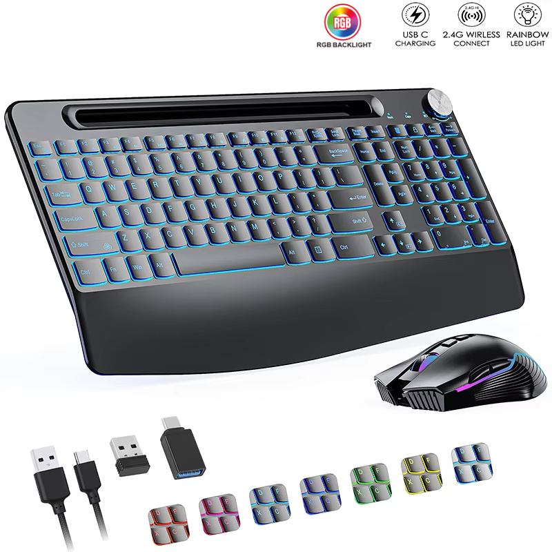 2.4G&Type-C Wireless Keyboard  - Gaming Keyboard And Mouse Set review and price