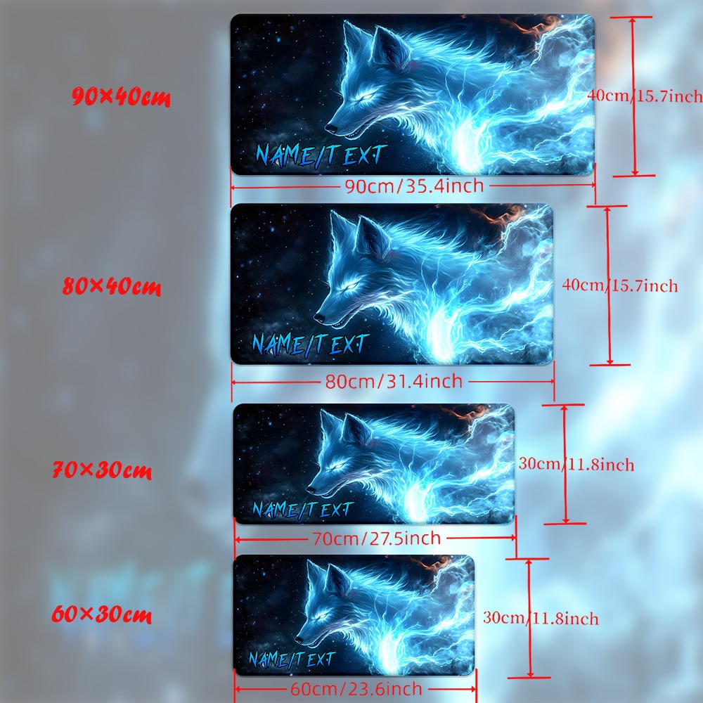 Custom Name Magic Wolf HD Prin - Gaming Keyboard Name review and price