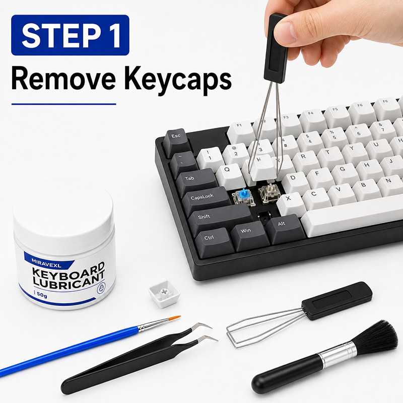 MIRAVEXL Keyboard Lube Kit 50g - Gaming Keyboard That Is Quiet review and price