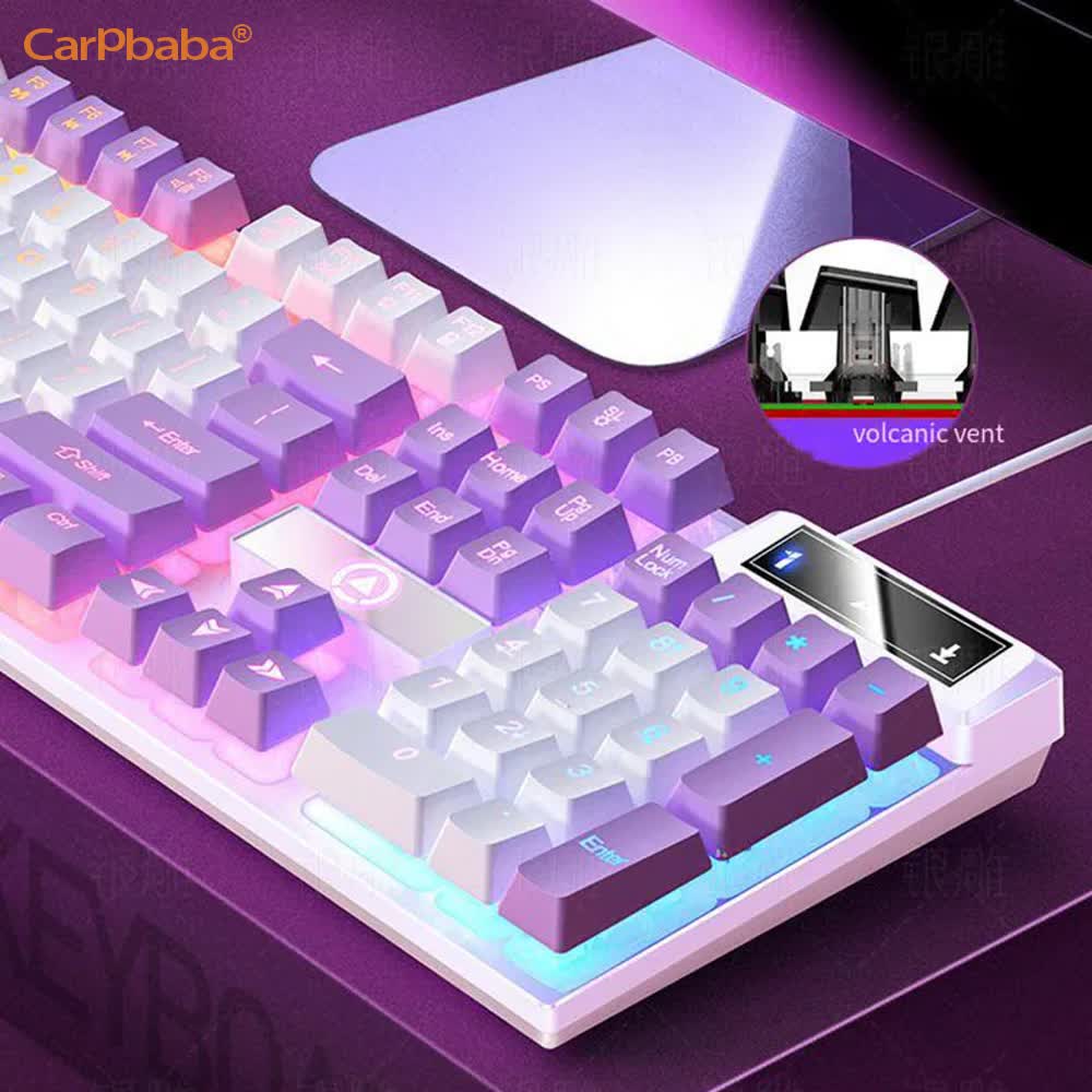 Carpbaba K500 104 Key USB Wire - Gaming Keyboard And Mouse Set review and price