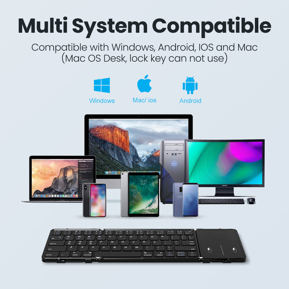 BOW Korea/Russia Wireless Fold - Gaming Keyboard No Number Pad review and price