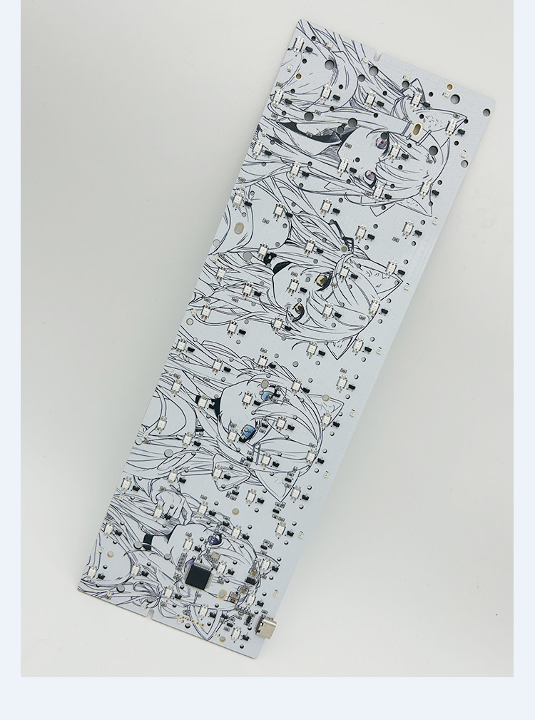 Hall Effect keyboard pcb colou - Hot Swap Pcb review and price
