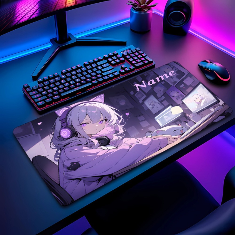 Customizable Name Anime Girl G - Gaming Keyboard Name review and price