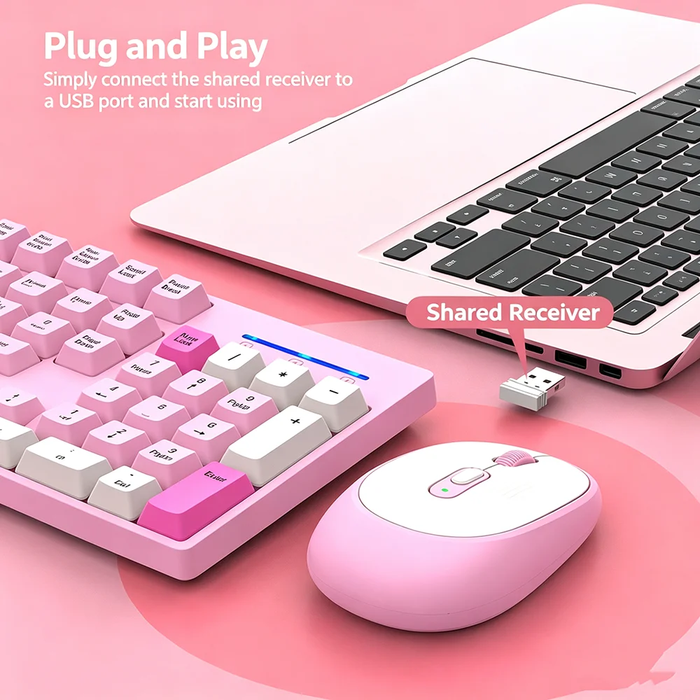KEBIDUMEI 2.4G Wireless Keyboa - Gaming Keyboard And Mouse Set review and price