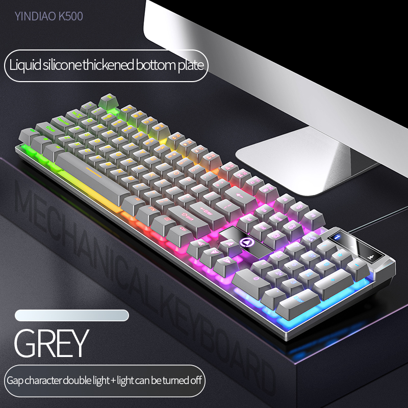 104 Keys Gaming Keyboard Wired - Gaming Keyboard And Mouse Set review and price