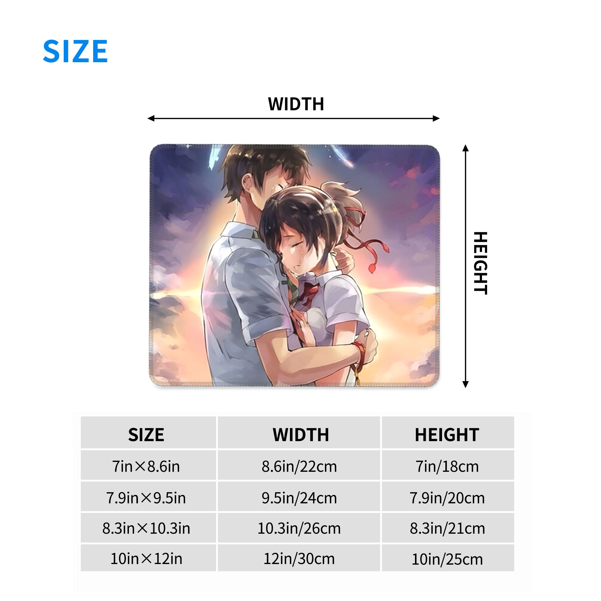 Japanese Anime Your Name Mouse - Gaming Keyboard Name review and price