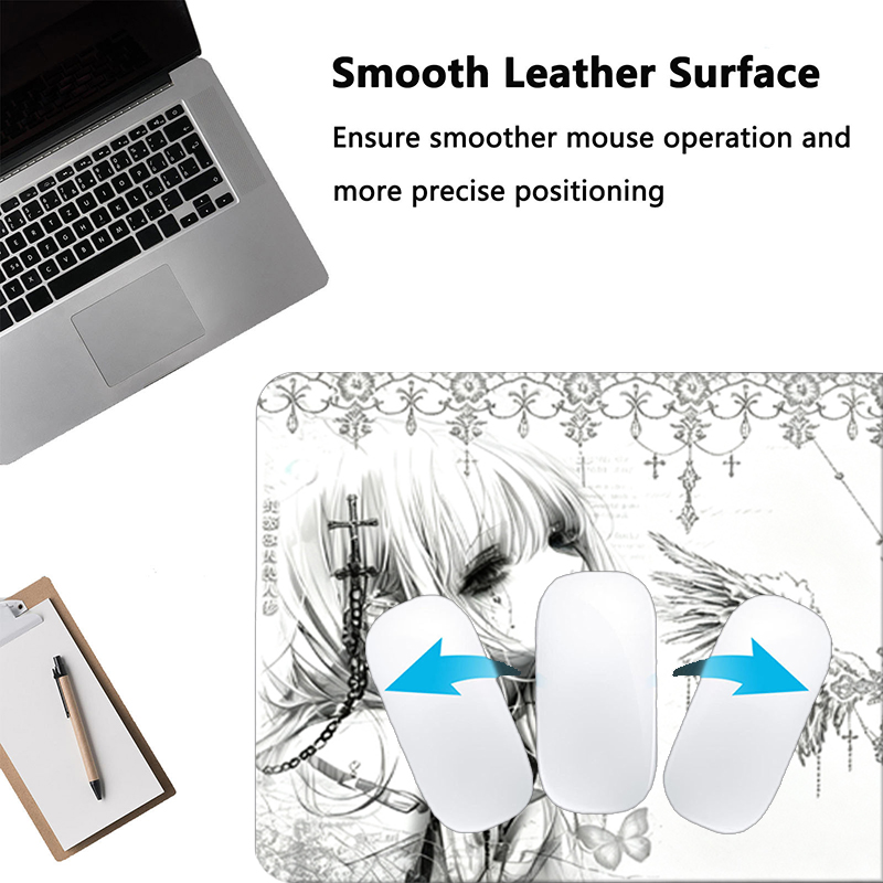 Leather Mousepad Black White A - Gaming Keyboard Tactile review and price